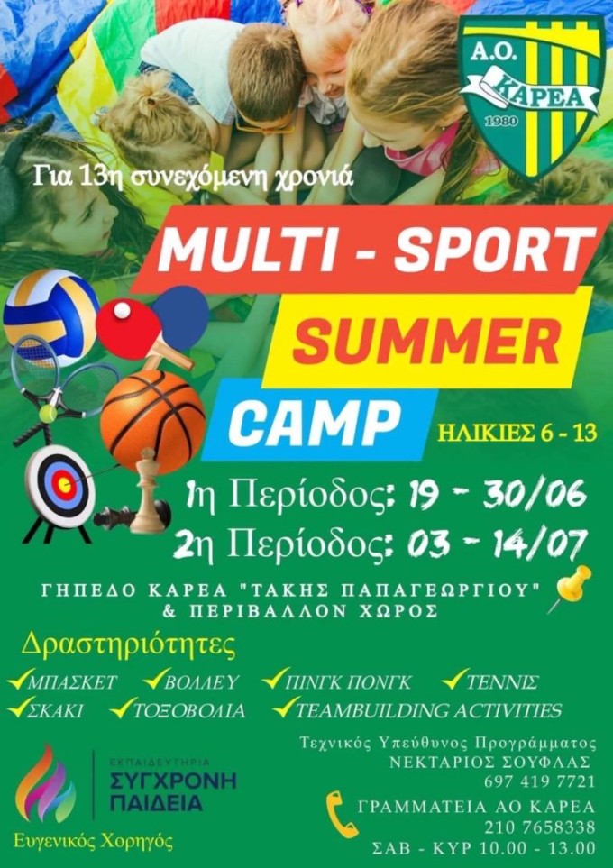 MULTI SPORT SUMMER CAMP