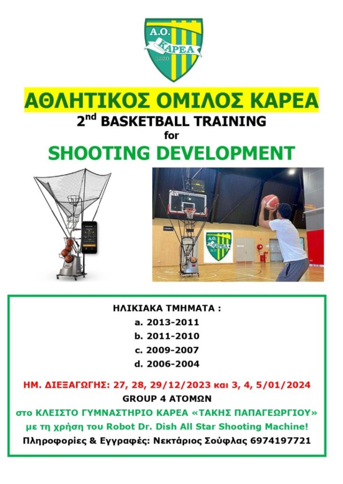 2nd Basketball Training for Shooting Development!